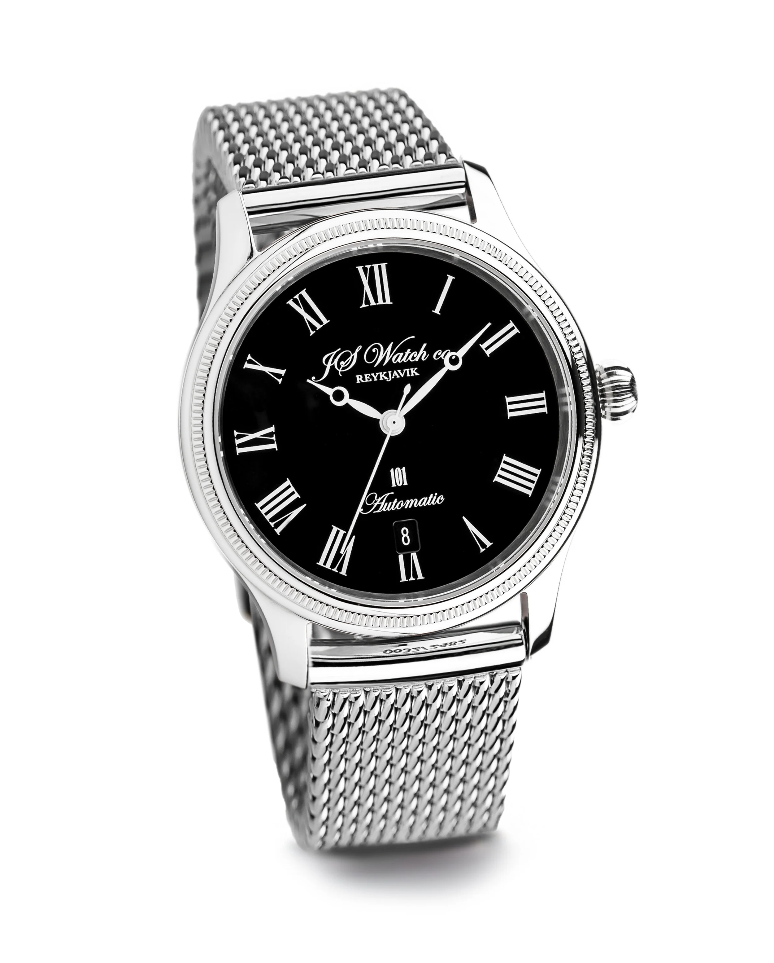 JS Watch Company Reykjavik — 101 38mm Black Roman